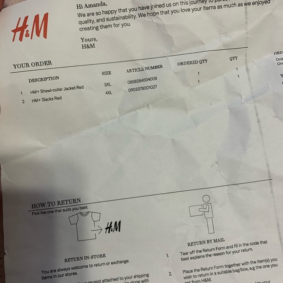 H&M Red Slacks - Picture 6 of 6